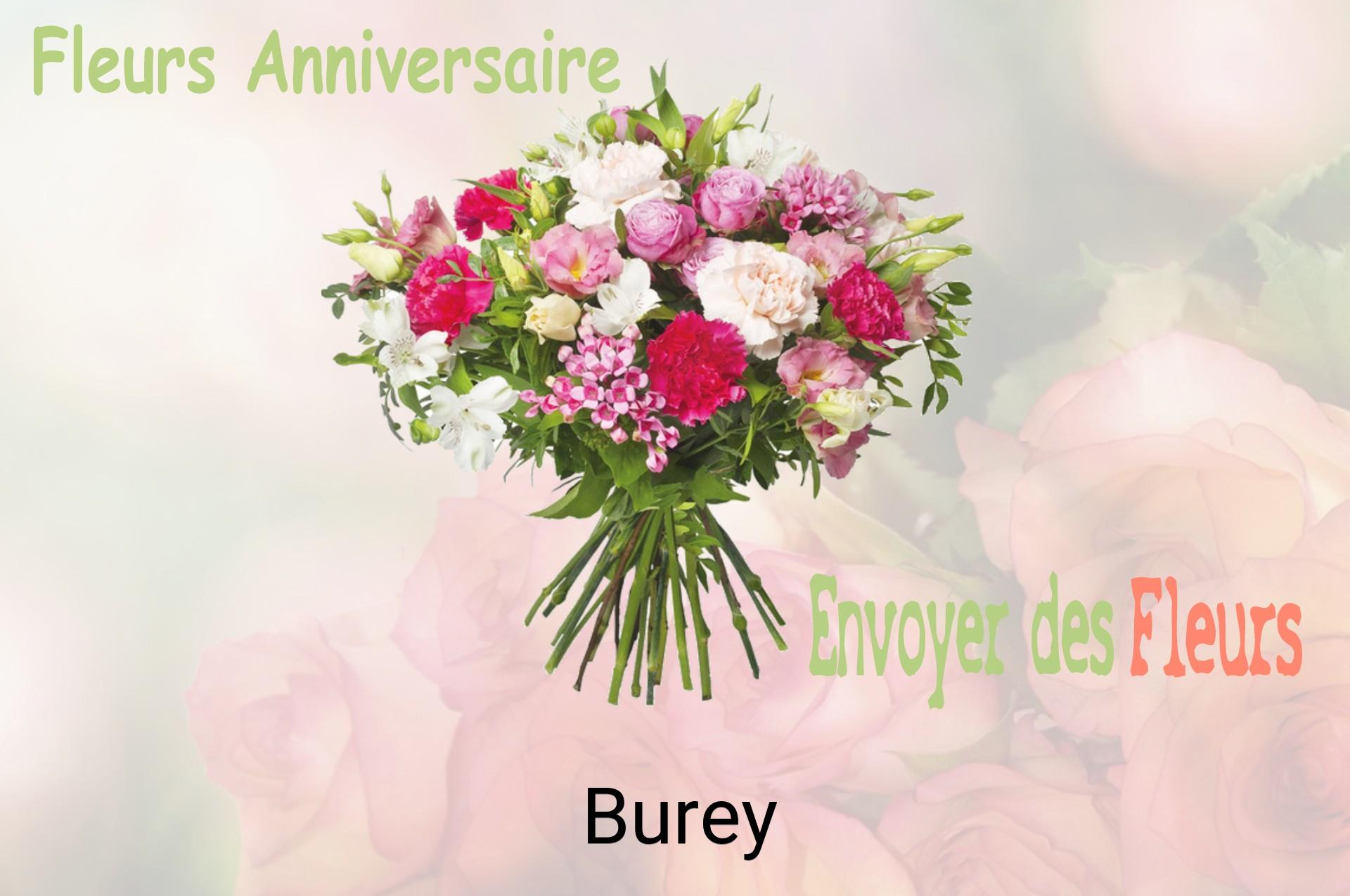 Bouquet de fleurs d’anniversaire livré à Burey