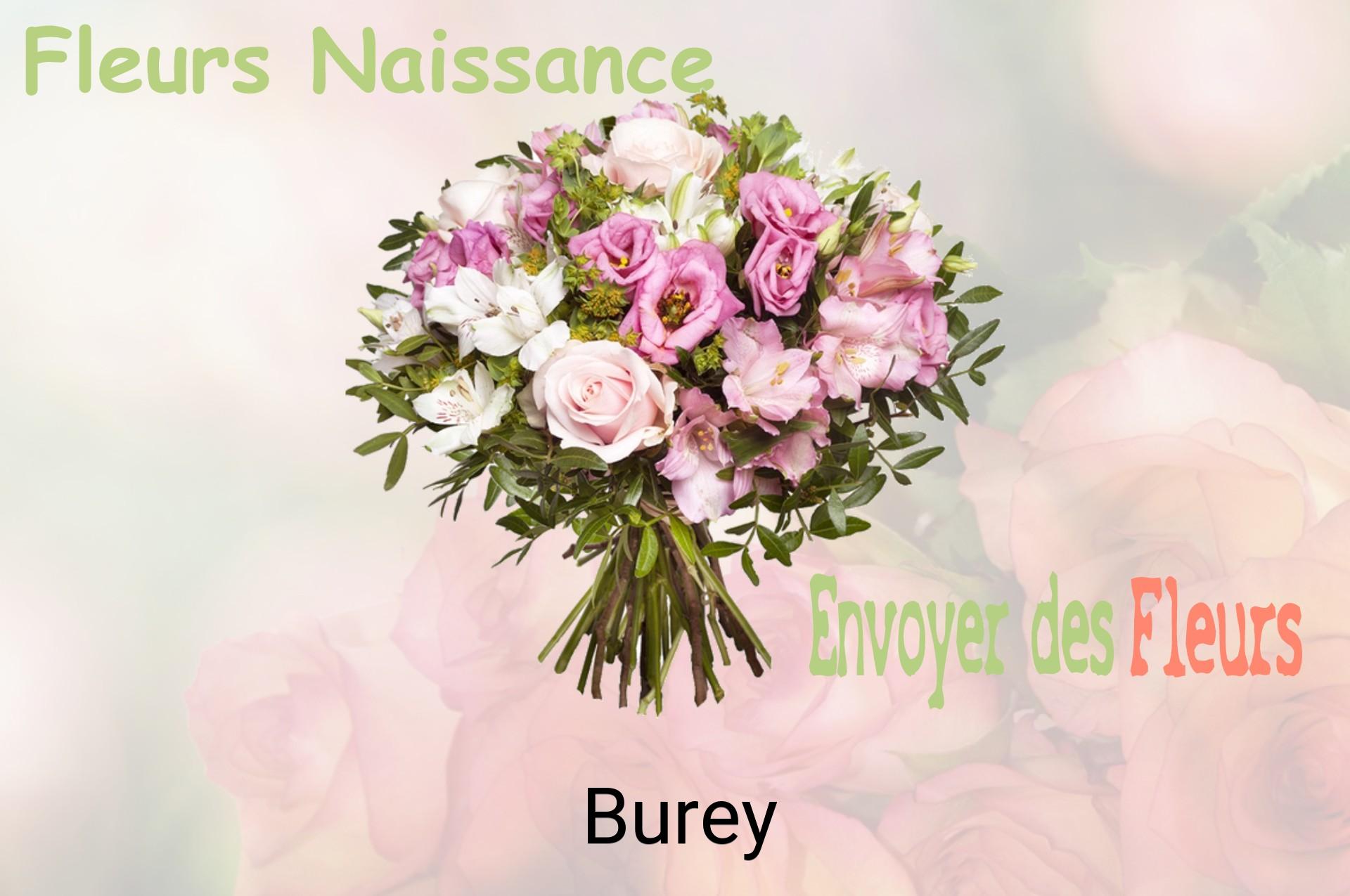 Bouquet de fleurs de naissance livré à Burey