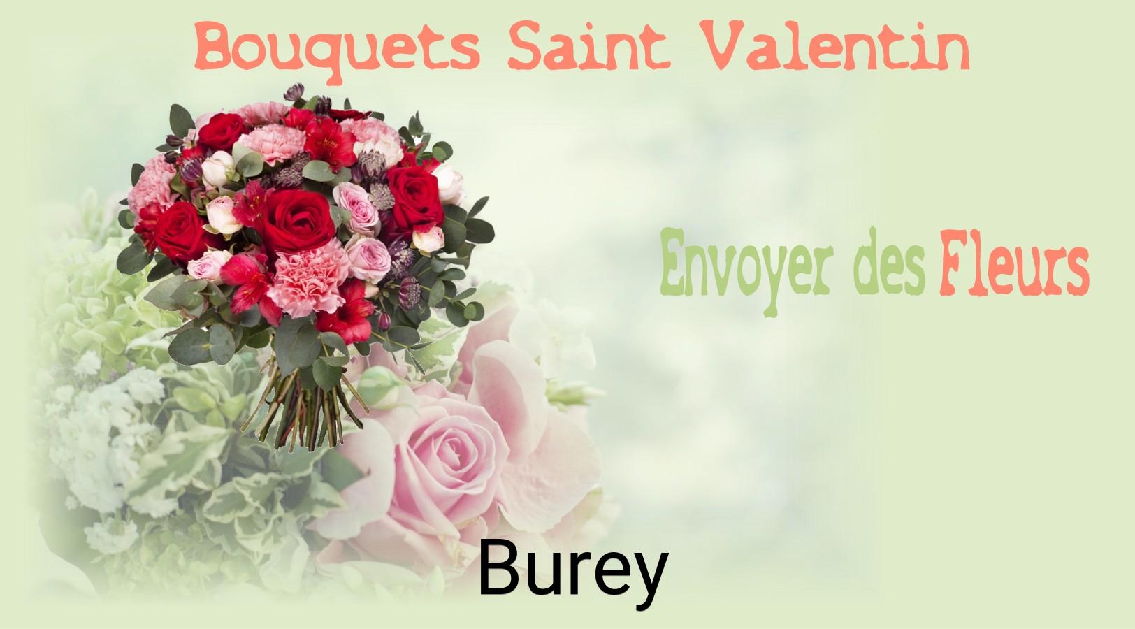Roses de Saint-Valentin livrées à Burey